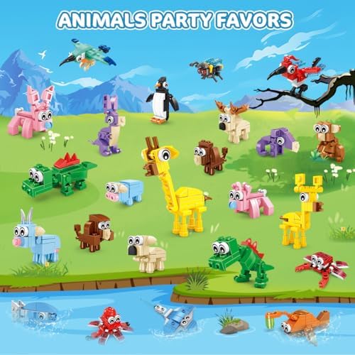 30 Packs Animal Party Favors for Kids