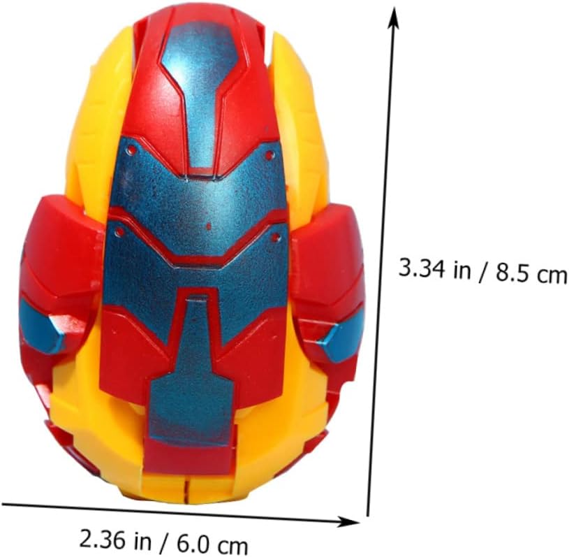 6pcs Dinosaur Egg Transforming Toy Set for Kids Educational Play