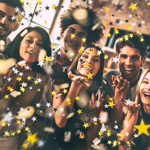 Hestya Star Confetti Glitter for Party Decorations