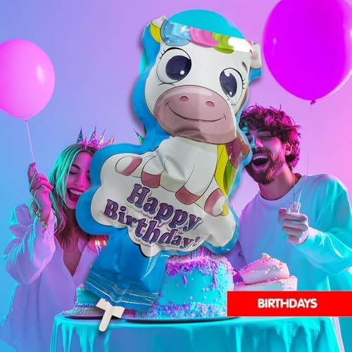 Best Party Ever Unicorn Birthday Squeeze Popper 2 Pack