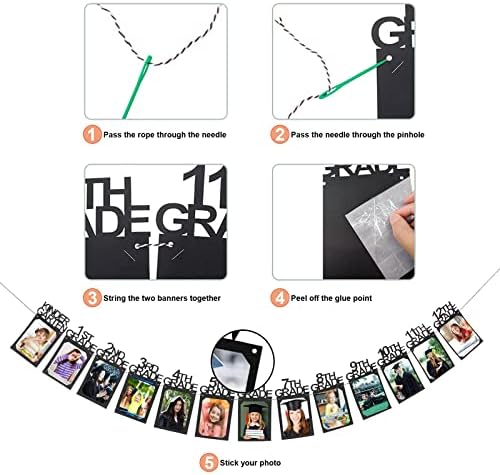 Graduation Photo Banner Set for Party Decorations