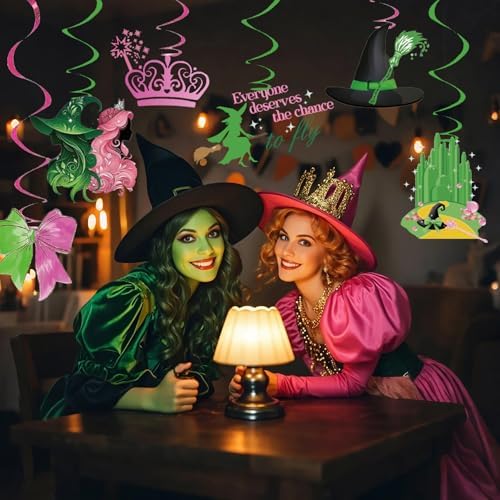 10 Pcs Witch Theme Streamers for Party Decor