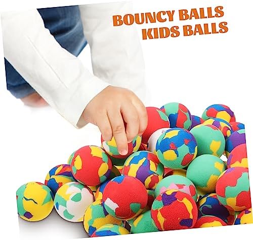 50Pcs Colorful EVA Bouncy Balls for Kids