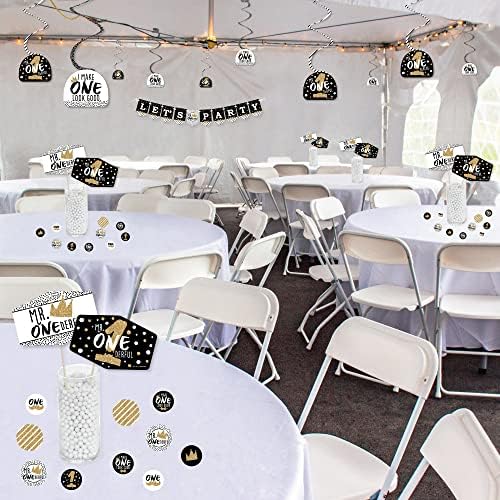 Big Dot of Happiness 1st Birthday Decor Kit - 51 Pieces
