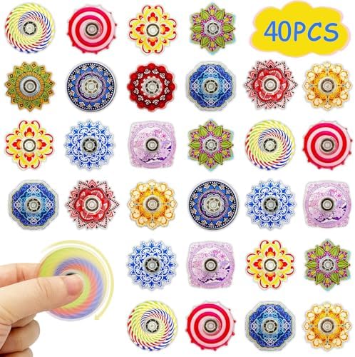 40 Pack Mini Fidget Spinners for Kids Teens Adults