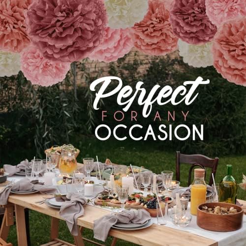 EpiqueOne 20 Piece Tissue Paper Pom Poms
