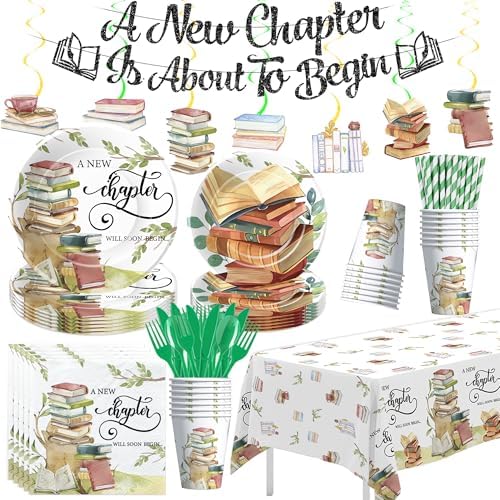 Book Theme Party Decorations for 24 Guests