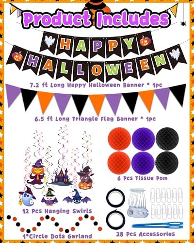 Halloween Party Decorations Indoor Set