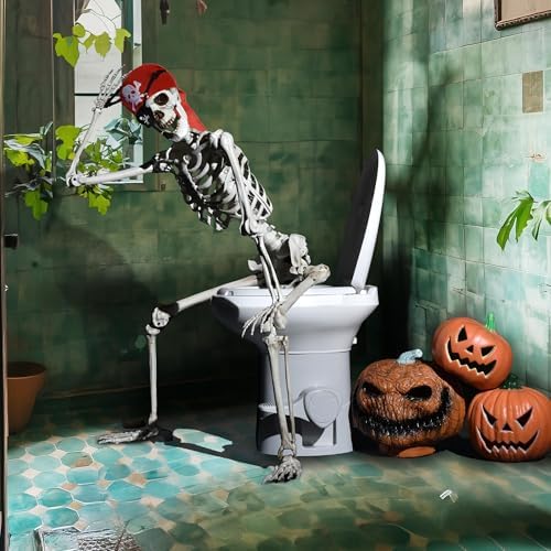 AW Realistic 54 Ft Skeleton Halloween Decor