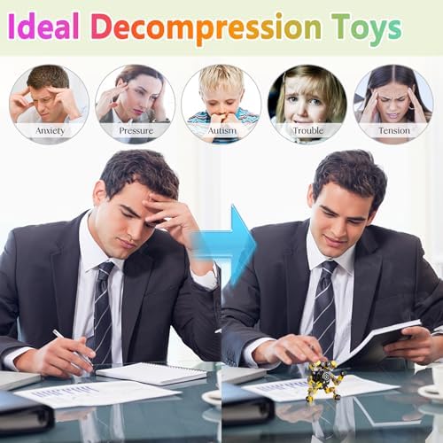 Transformable Fidget Spinners 4 Pcs Stress Relief Toy