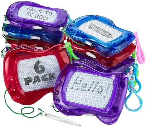 Bedwina Mini Magnetic Drawing Board Set - Pack of 6