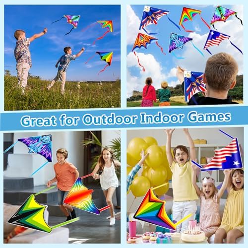 20 Pack Mini Kite Launcher Toy with Finger Shooting