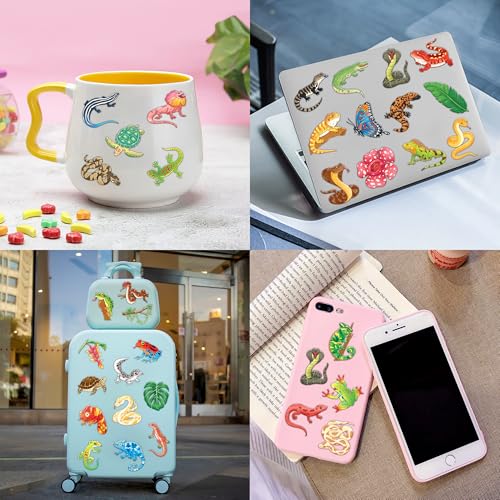 96PCS Reptile Animal Temporary Tattoos for Kids