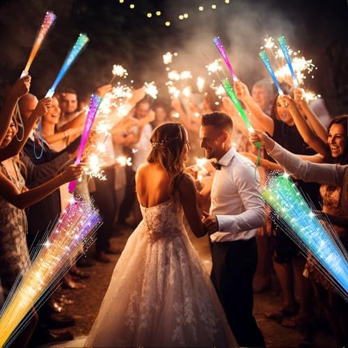 28 PCS LED Glow Light Wands Party Essentials