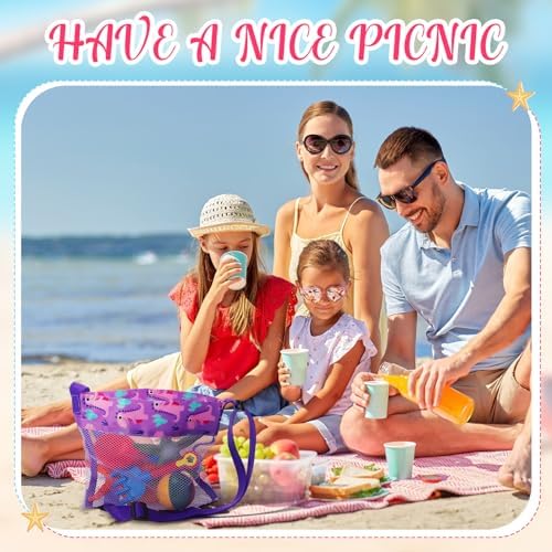 Frienda 15 Pack Mesh Beach Tote Bags for Kids