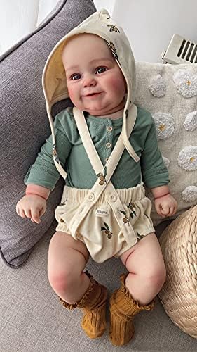 50CM Soft Reborn Toddler Girl Doll with Clothes and Accessories