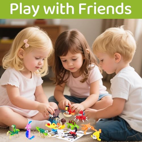 CASRRA 36 Packs Mini Building Blocks for Kids 4-8