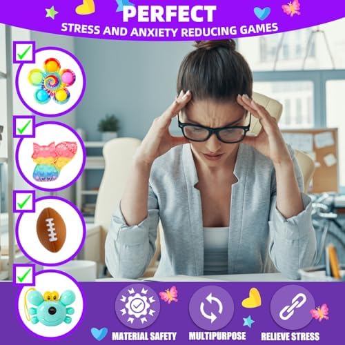 1000Pcs Fidget Toys Pack for Kids