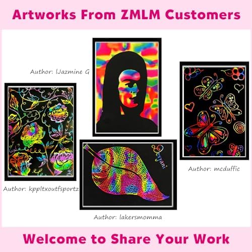 ZMLM Rainbow Art Craft Notebook Set for Kids