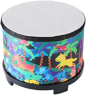 Ubblove Floor Tom Drum for Kids 8 Inch Black