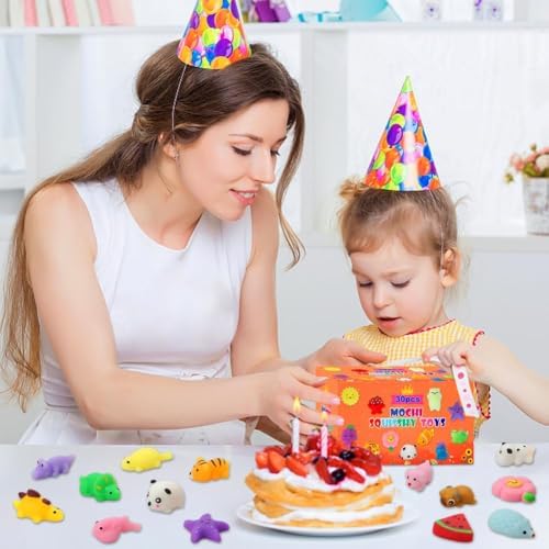 30 Pack Squishy Toys for Kids Stress Relief