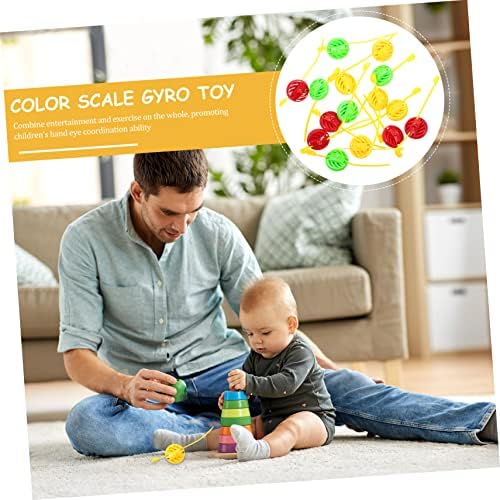 Vaguelly 15pcs Ruler Gyro Toys Educational Party Favors for Kids