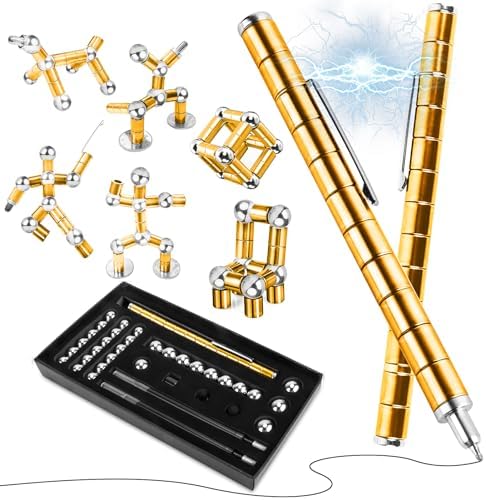 Magnetic Fidget Gold Pen Toy for Stress Relief and Anxiety