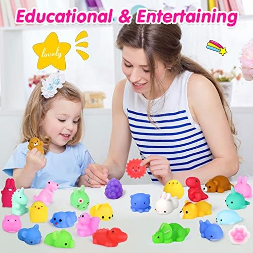 OCATO 40pcs Mochi Squishy Toys Party Favors for Kids