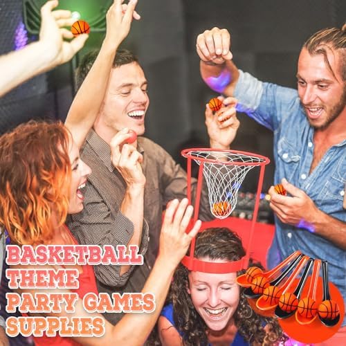 12 Pack Basketball Spoon Relay Race Game Set for Kids Adults