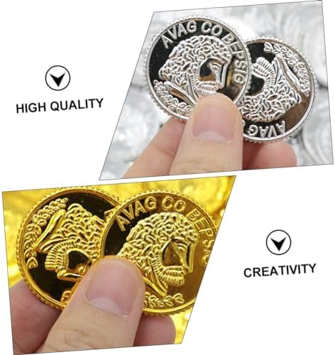 Toyvian Pirate Coins Plastic Treasure Decor