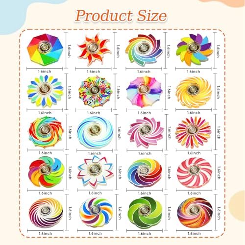 40 Pack Fidget Spinners for Stress Relief and Fun