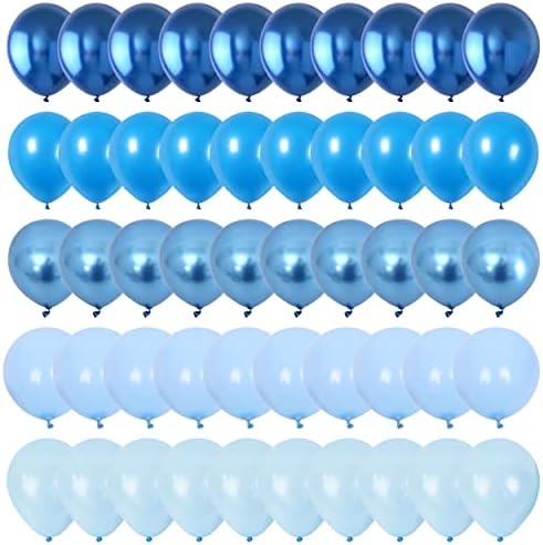 Togvu 60 Pack 12 Inch Metallic Balloons