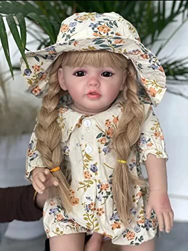 60CM Standing Realistic Toddler Reborn Baby Doll Girl Princess Betty