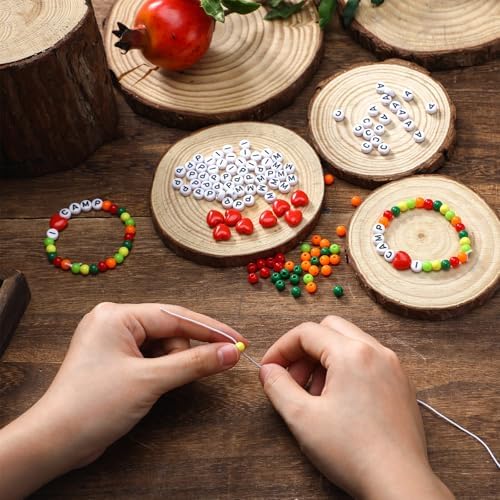 Tondiamo 36 Sets Camp Beaded Bracelet Craft Kit