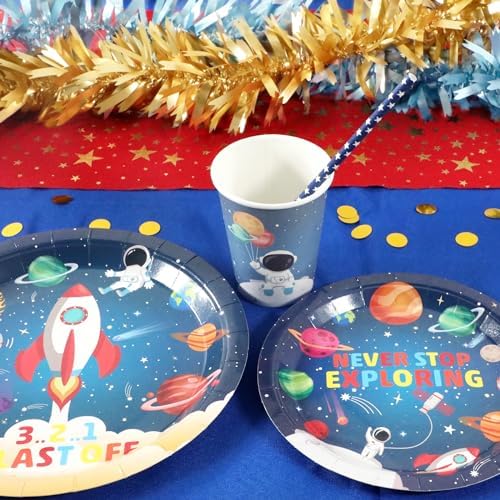 Space Birthday Party Supplies Decorations for 24 Guests