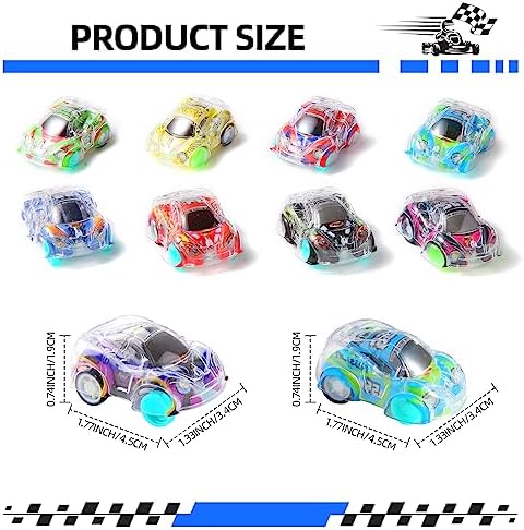 50 Pcs Mini Pull Back Cars Set for Kids