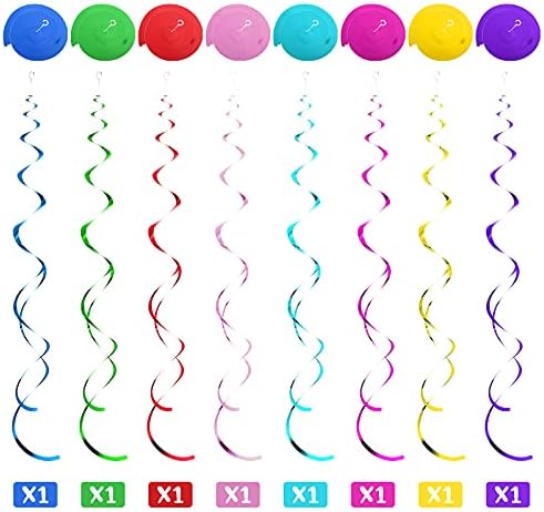 Outus 30 Pcs Birthday Foil Streamer Decorations