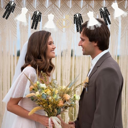 Tedercle Wedding Dress Garland Banner Set