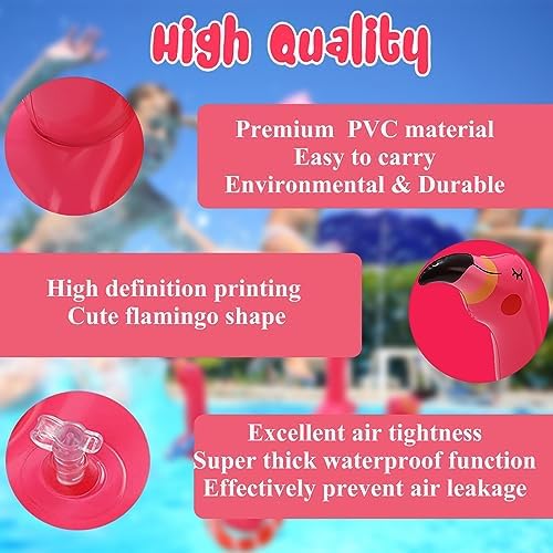 Inflatable Pool Ring Toss Game with 6Pcs Rings