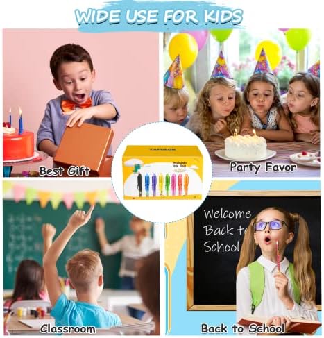 Tafulor Invisible Ink Pen Set for Kids 8PCS