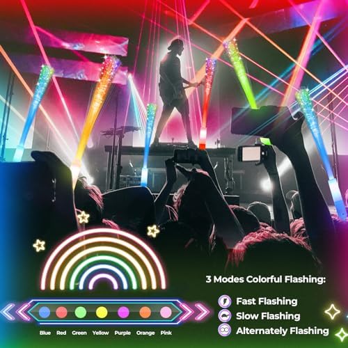 28 PCS LED Glow Light Wands Party Essentials