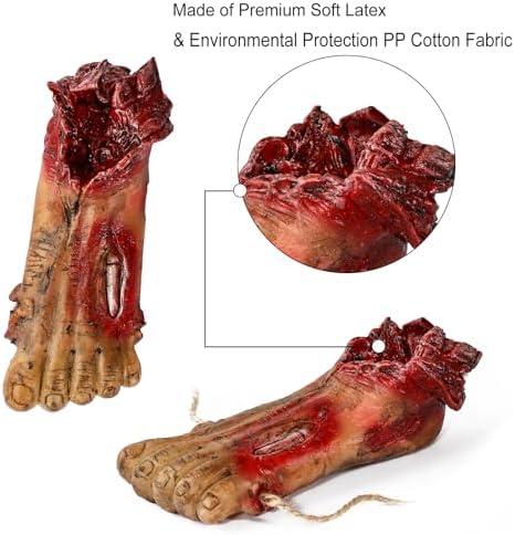 Halloween Blood Weapon Garland Props 6pcs Body Parts