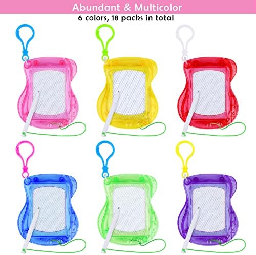 Elcoho 18 Piece Mini Magnetic Doodle Board Set