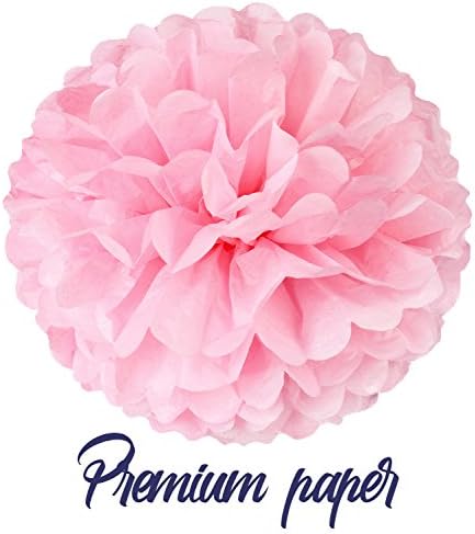 DIY Pink Birthday Decor Kit with Pom Poms and Banner