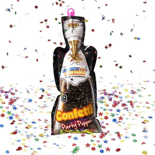 12 Pack Inflatable Confetti Popper for Gender Reveal