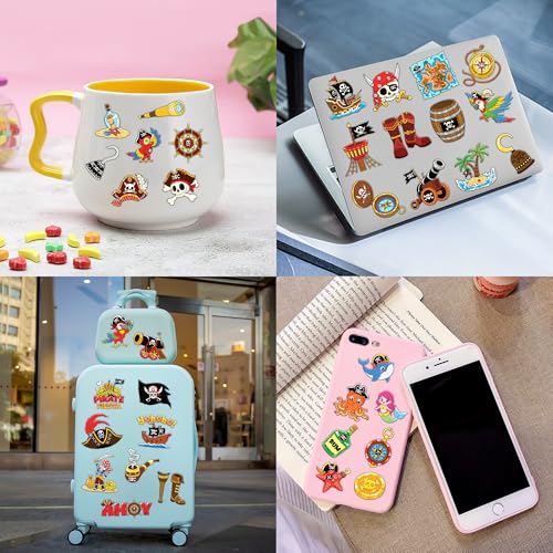 96PCS Pirate Ship Nautical Temporary Tattoos for Kids