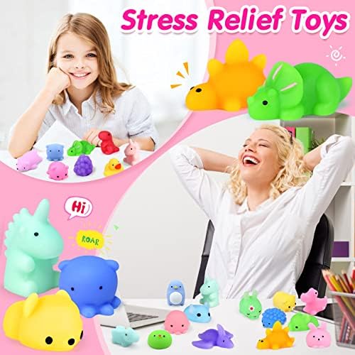 OCATO 40pcs Mochi Squishy Toys Party Favors for Kids
