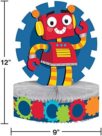 Creative Converting 332226 Robot Centerpiece Decor