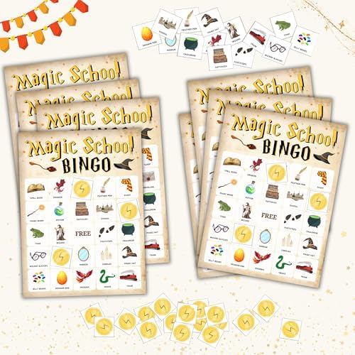 Bingo Wizard Harry Party Favors Set for 24 Players