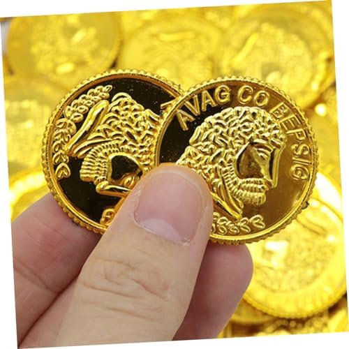 Toyvian Pirate Coins Plastic Treasure Decor
